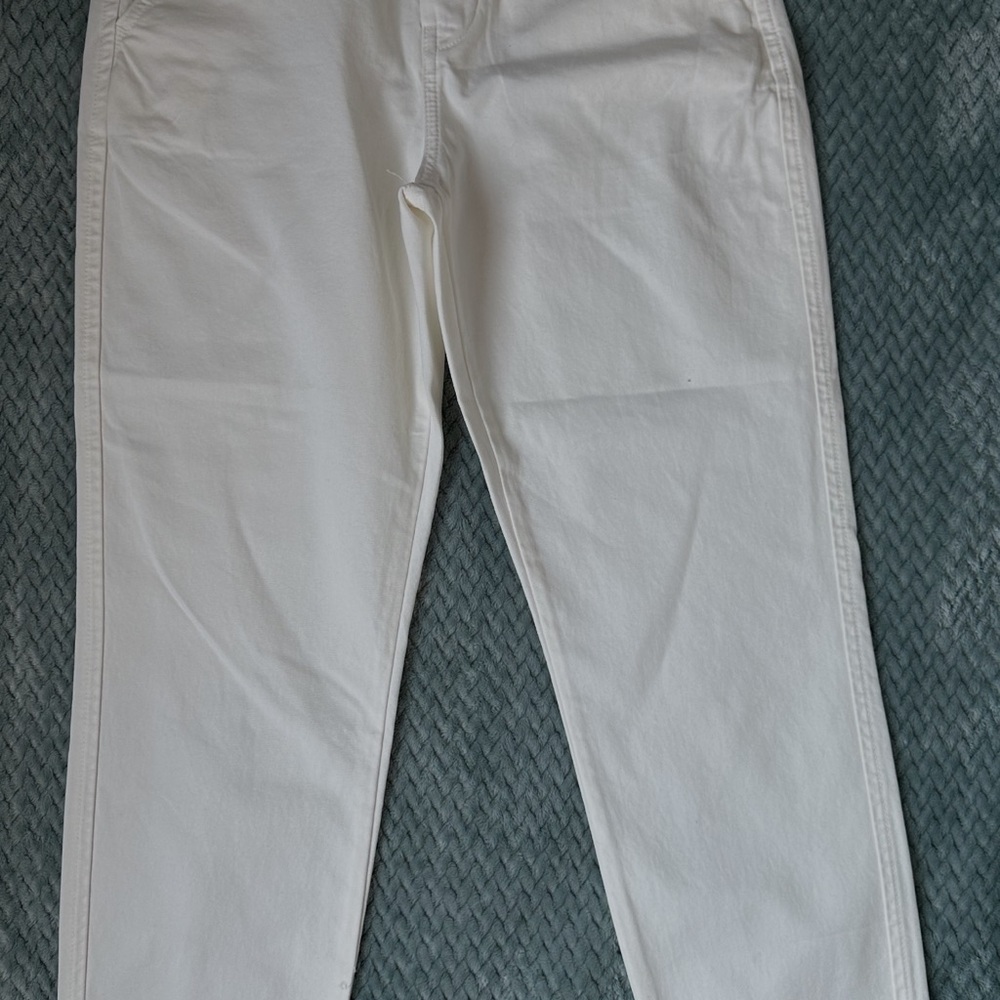 Zara Cream Button-Front Pants
